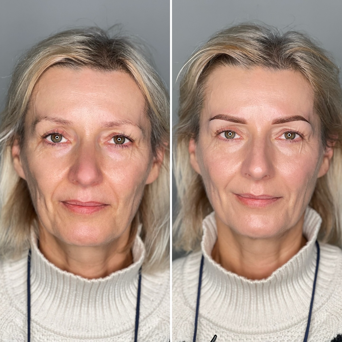 Makijaż permanentny brwi ombre powder  #pmuartist #brwi #ombrebrows #makijazpermanentny #ombrepowderbrows